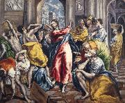 El Greco The Purification of the temple USA oil painting reproduction